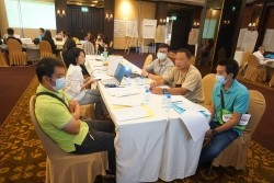 20220614075635.jpg - การสัมมนาเชิงปฏิบัติการ เรื่องการจัดทำแผนยุทธศาสตร์และการแปลงแผนสู่การปฏิบัติ | https://facagri.cmru.ac.th/web