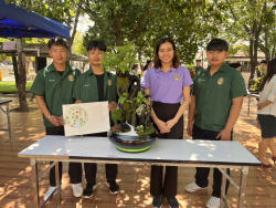 20250217213134.jpg - แสดงความยินดีกับนักศึกษา ได้รับรางวัลรองชนะเลิศอันดับที่ 2 การเข้าร่วมแข่งขันการจัดสวนถาดแบบชื้น | https://facagri.cmru.ac.th/web