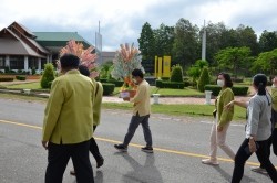 20220711085256.jpg - พิธีทอดผ้าป่ามหากุศล สมทบทุนก่อสร้างองค์พระมหาเจดีย์ | https://facagri.cmru.ac.th/web