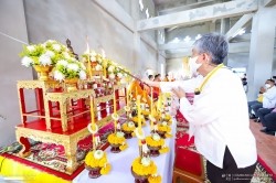 20220712030406(1).jpg - พิธีทอดผ้าป่ามหากุศล สมทบทุนก่อสร้างองค์พระมหาเจดีย์ | https://facagri.cmru.ac.th/web