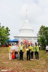 20220712030406(4).jpg - พิธีทอดผ้าป่ามหากุศล สมทบทุนก่อสร้างองค์พระมหาเจดีย์ | https://facagri.cmru.ac.th/web